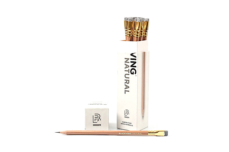 Bleistift-Set aus Holz natur | 12 Stück | Blackwing | Made in Japan