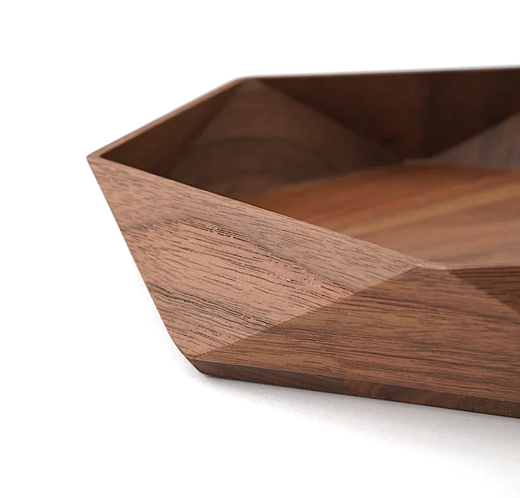 Wooden Tray Kito | Yukiwa Snowflake