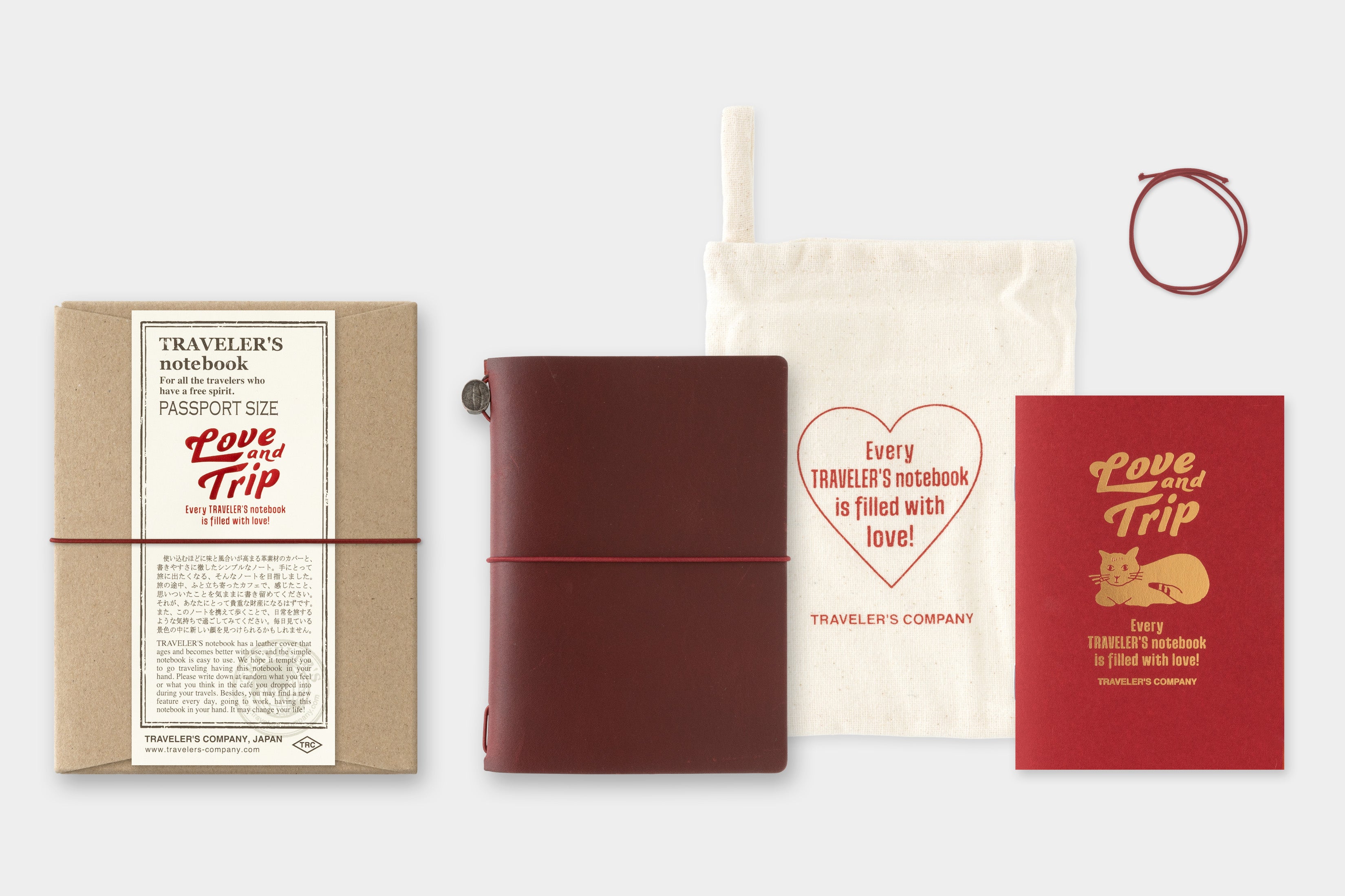 TRAVELER'S Notebook | LOVE AND TRIP | Format passport | limitierte Edition