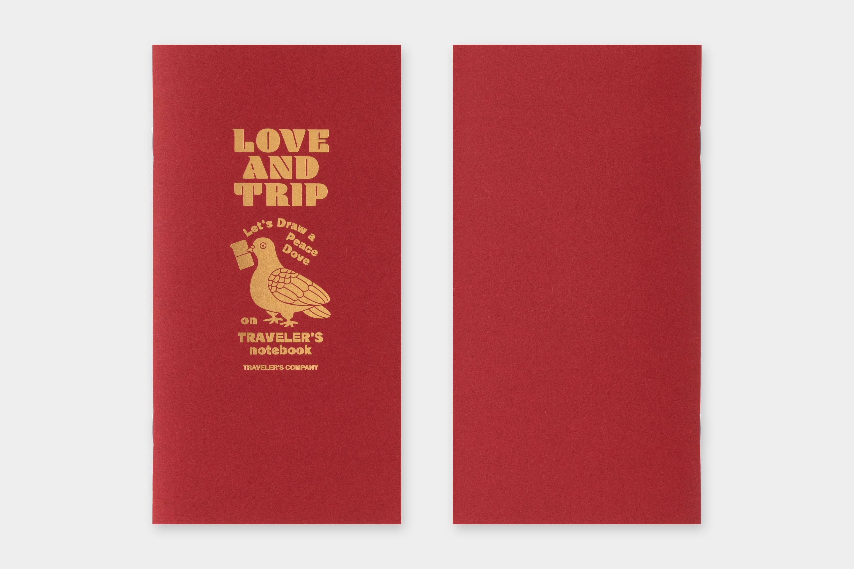 Notizheft Limited Edition LOVE AND TRIP | MD-Papier Blank | Regular Size