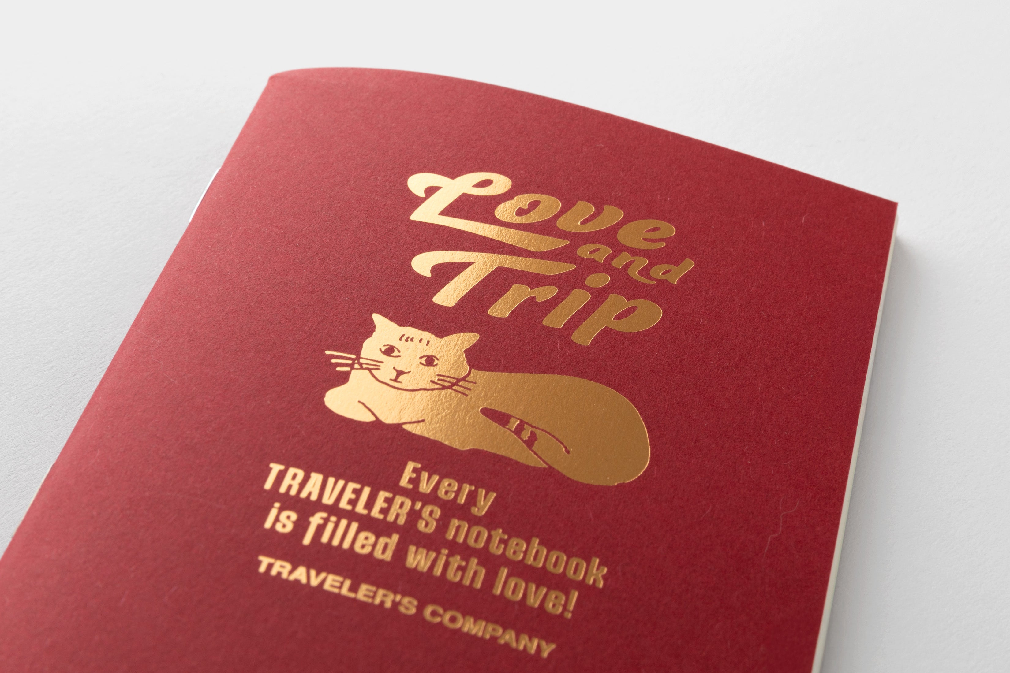 Notizheft Limited Edition LOVE AND TRIP | MD-Papier Blank | Passport Size